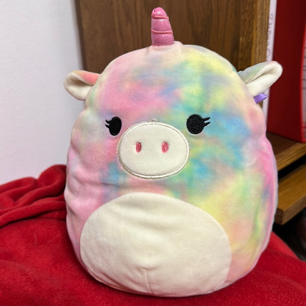 2/$20 Esmeralda the Tie-dye Unicorn Squishmallow 7” No Tag